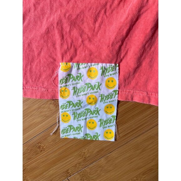 Pure Atlanta Coral Orange Hyde Park Graphic Tee Shirt You Aren’t Invited Small - Picture 2 of 9